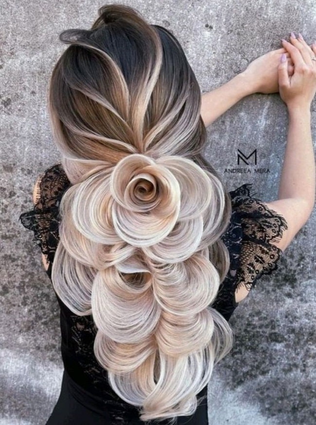 مدل شینیون بسته جدید در اینستاگرام